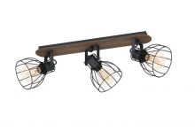 Sambatello lampa wisząca 3xE27 srebno-brązowa